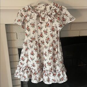 Janie and Jack Floral ruffled dress